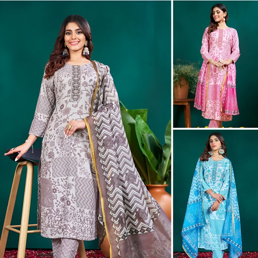 Rayon Indian salwar kameez set wedding wear Readymade dress